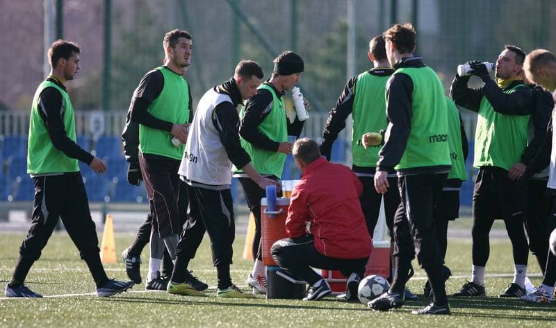 Football. GKS Katowice. Training. 23.08.2014