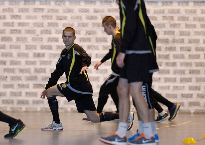 Football. GKS Katowice. Training. 25.01.2015