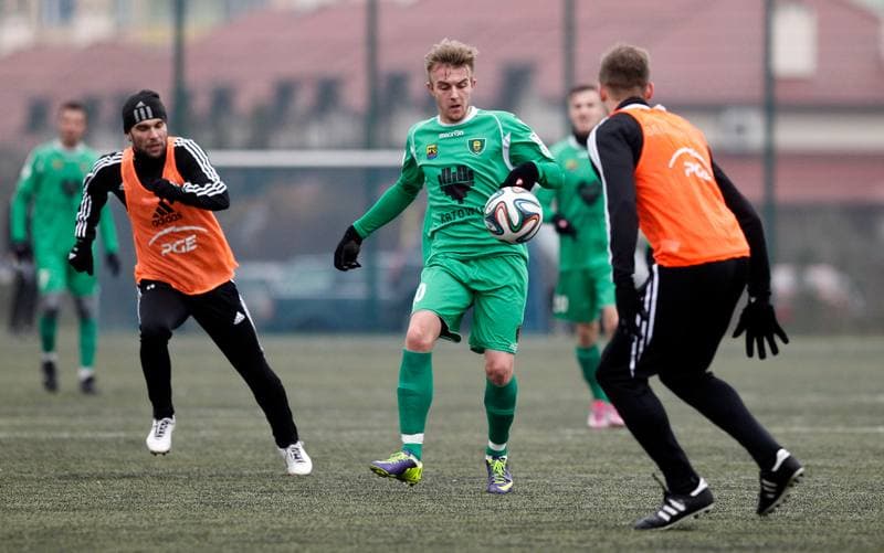 Football. Friendly Match. GKS Belchatow - GKS Katowice. 21.01.2015
