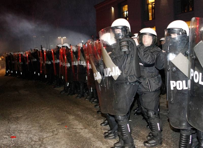 Football. Manifestacja w Obronie Kopaln. Zabrze. 17.01.2015