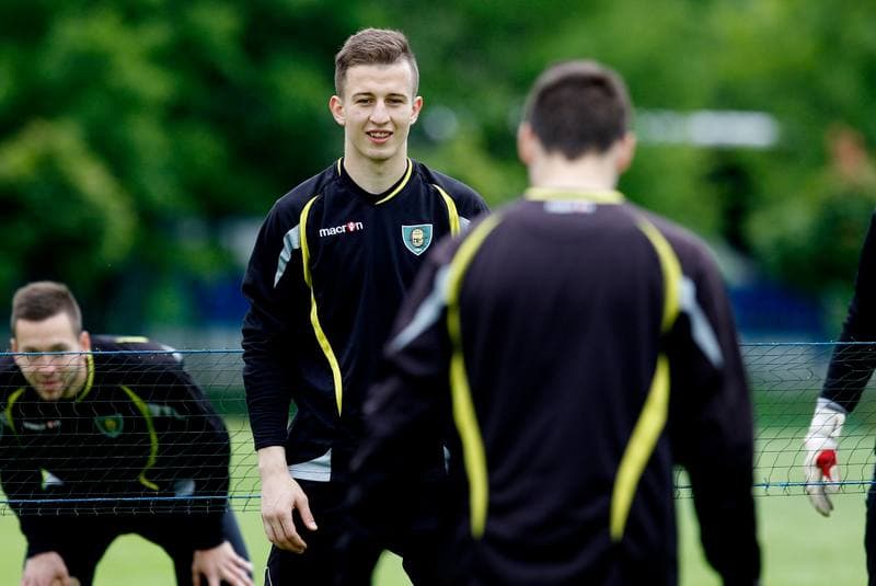 Football. GKS Katowice. Training. 25.01.2015