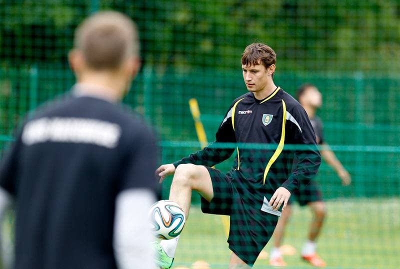 Football. GKS Katowice. Training. 25.01.2015