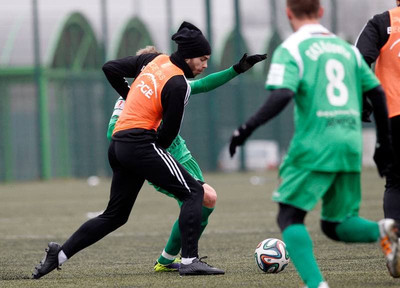 Football. Friendly Match. GKS Belchatow - GKS Katowice. 21.01.2015