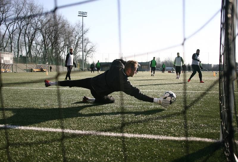 Football. GKS Katowice. Training. 23.08.2014