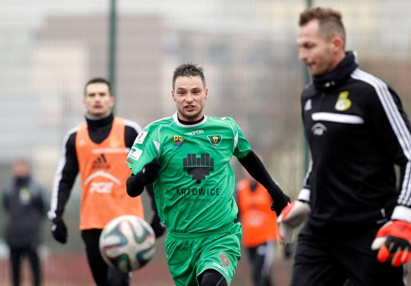 Football. Friendly Match. GKS Belchatow - GKS Katowice. 21.01.2015