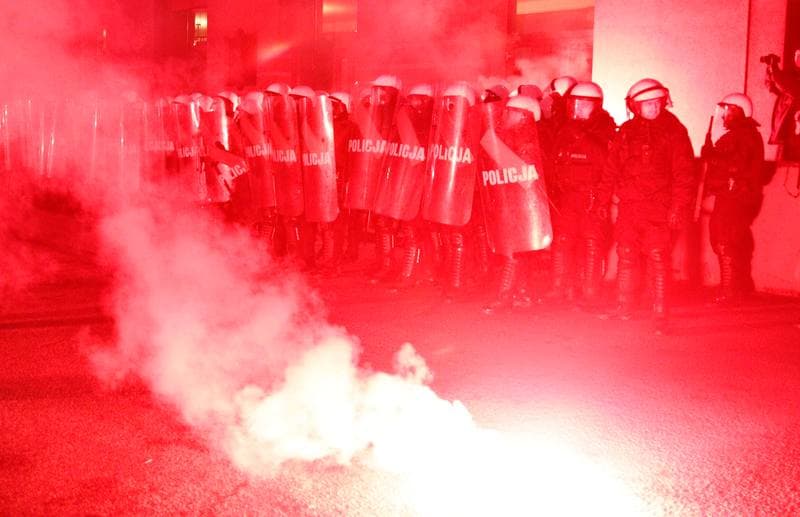Football. Manifestacja w Obronie Kopaln. Zabrze. 17.01.2015