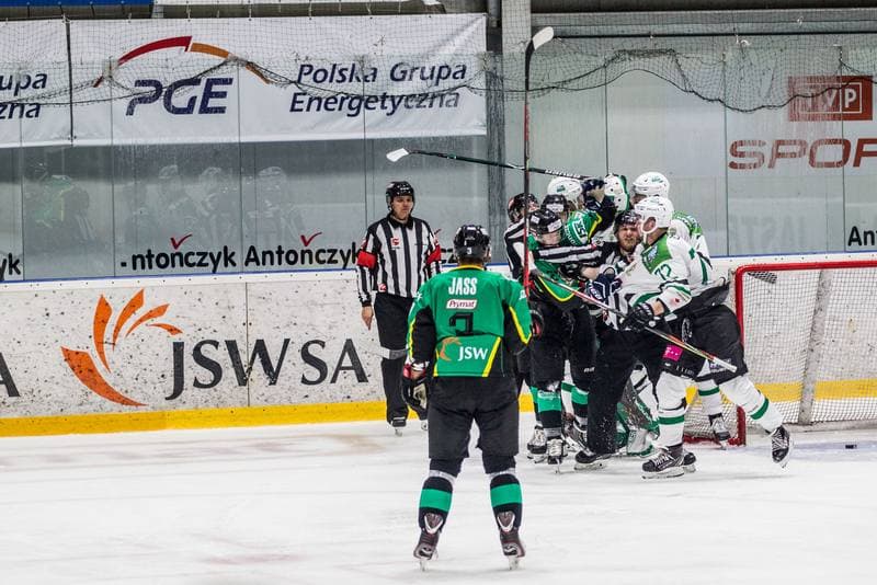 Ice Hockey. Visegrad Cup. JKH GKS Jastrzebie - Ferencvarosi TC. 03.09.2019
