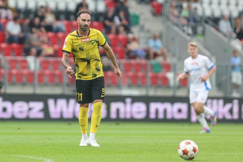 Football. Betclic I liga. Wieczysta Krakow - Pogon Siedlce. 27.07.2025