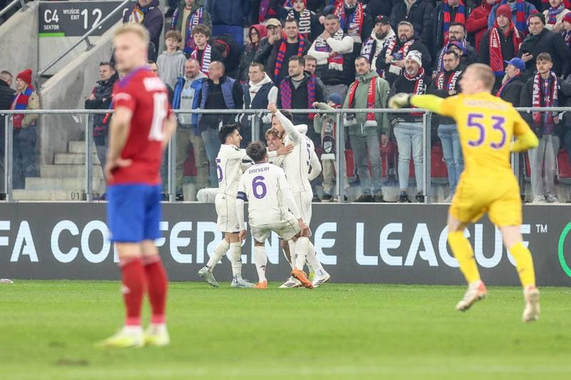 Football. UEFA Conference League. Rakow Czestochowa - AC Fiorentina. 19.03.2026