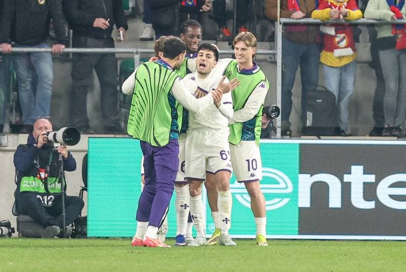 Football. UEFA Conference League. Rakow Czestochowa - AC Fiorentina. 19.03.2026