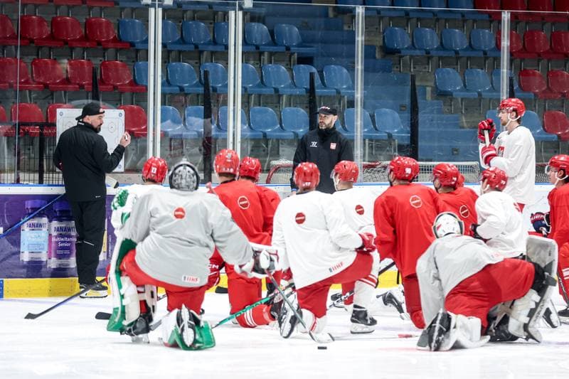 Ice Hockey. Poland national team. Training. 07.04.2026