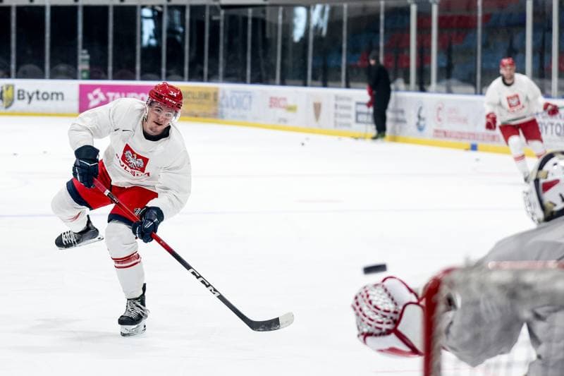 Ice Hockey. Poland national team. Training. 07.04.2026