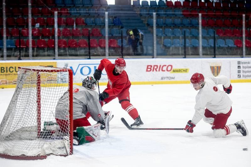 Ice Hockey. Poland national team. Training. 07.04.2026