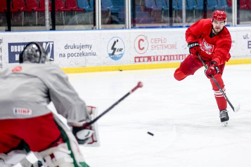 Ice Hockey. Poland national team. Training. 07.04.2026
