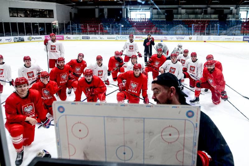Ice Hockey. Poland national team. Training. 07.04.2026