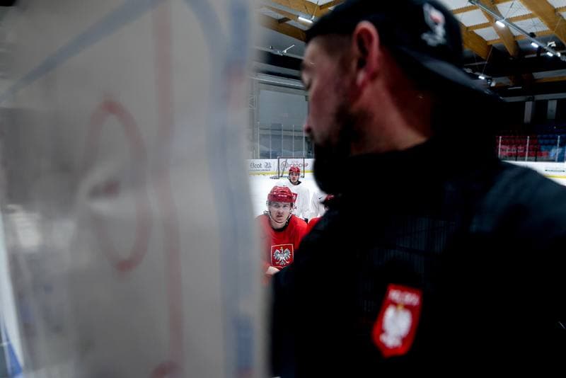 Ice Hockey. Poland national team. Training. 07.04.2026