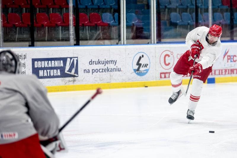 Ice Hockey. Poland national team. Training. 07.04.2026