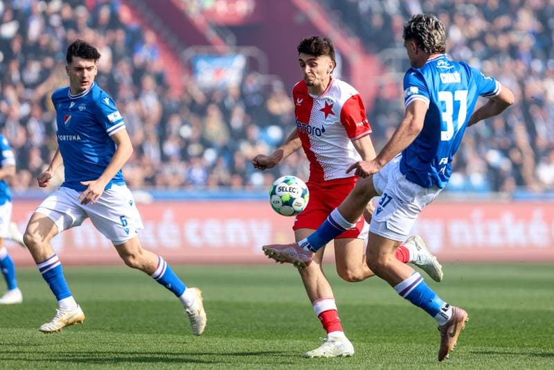 Football. Chance Liga. Banik Ostrava - Slavia Praha. 05.04.2026
