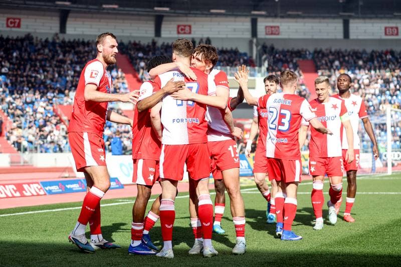 Football. Chance Liga. Banik Ostrava - Slavia Praha. 05.04.2026