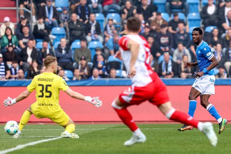 Football. Chance Liga. Banik Ostrava - Slavia Praha. 05.04.2026