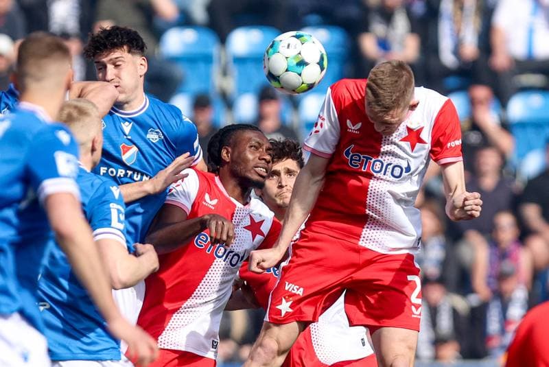 Football. Chance Liga. Banik Ostrava - Slavia Praha. 05.04.2026