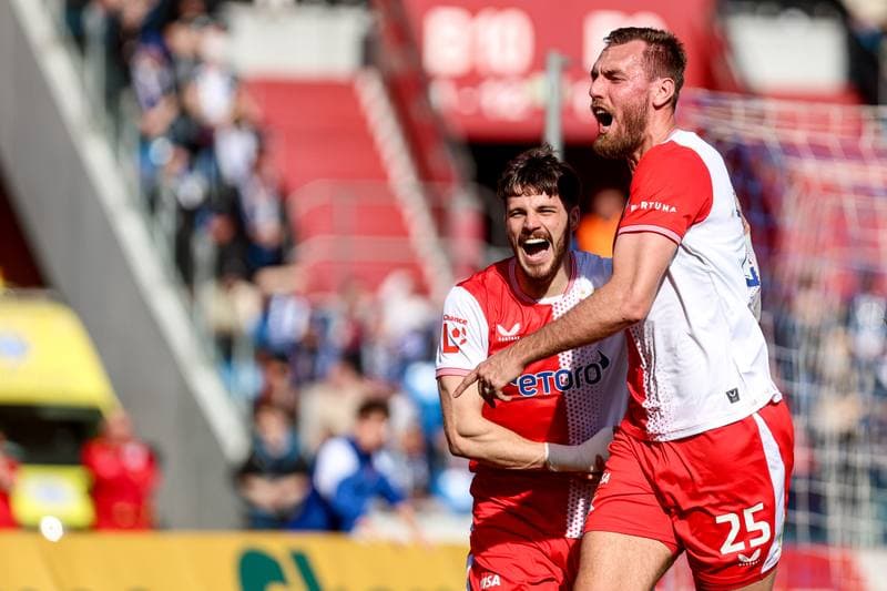 Football. Chance Liga. Banik Ostrava - Slavia Praha. 05.04.2026