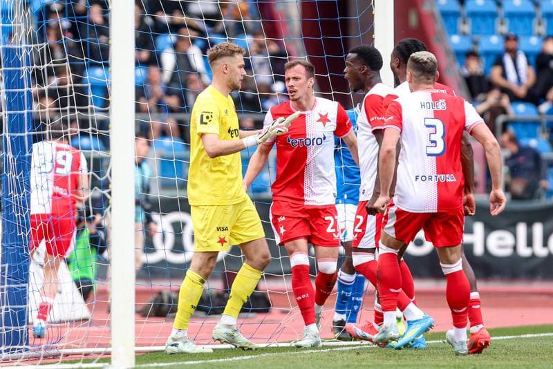 Football. Chance Liga. Banik Ostrava - Slavia Praha. 05.04.2026