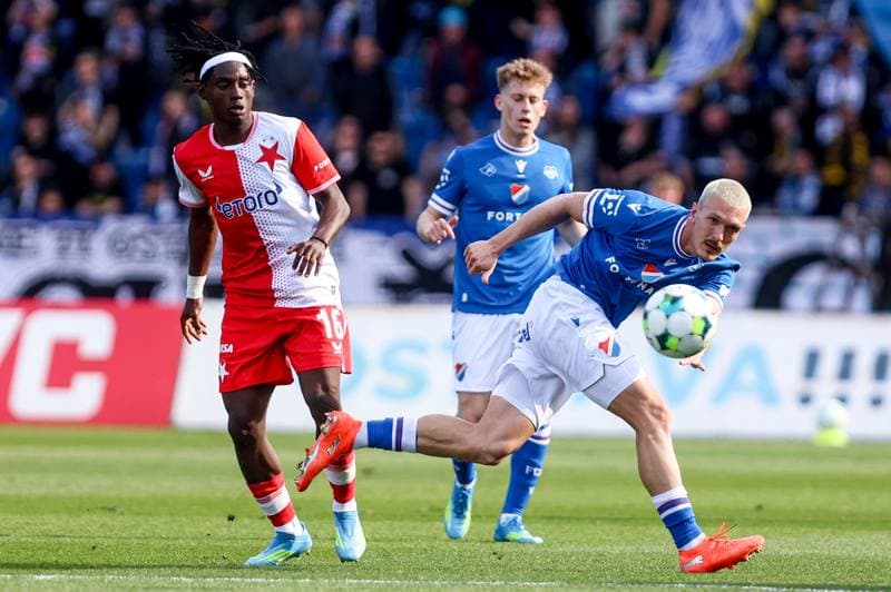 Football. Chance Liga. Banik Ostrava - Slavia Praha. 05.04.2026