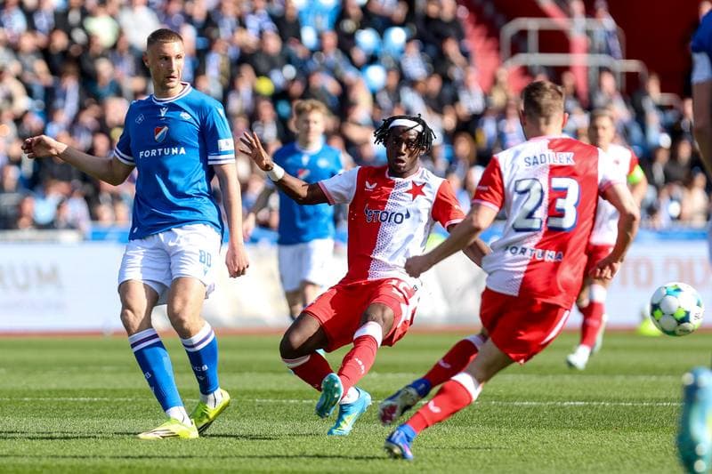 Football. Chance Liga. Banik Ostrava - Slavia Praha. 05.04.2026