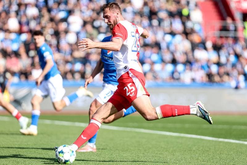 Football. Chance Liga. Banik Ostrava - Slavia Praha. 05.04.2026