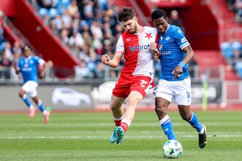 Football. Chance Liga. Banik Ostrava - Slavia Praha. 05.04.2026