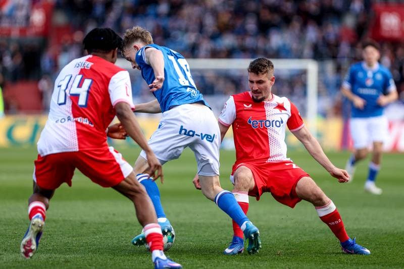 Football. Chance Liga. Banik Ostrava - Slavia Praha. 05.04.2026