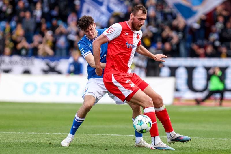 Football. Chance Liga. Banik Ostrava - Slavia Praha. 05.04.2026