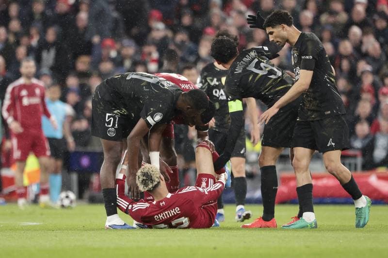 Football. UEFA Champions League. Liverpool - Paris Saint-Germain. 14.04.2026