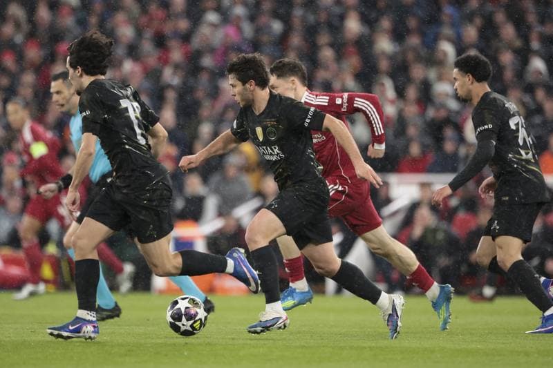 Football. UEFA Champions League. Liverpool - Paris Saint-Germain. 14.04.2026