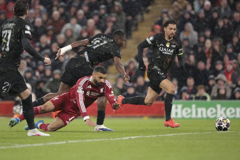 Football. UEFA Champions League. Liverpool - Paris Saint-Germain. 14.04.2026