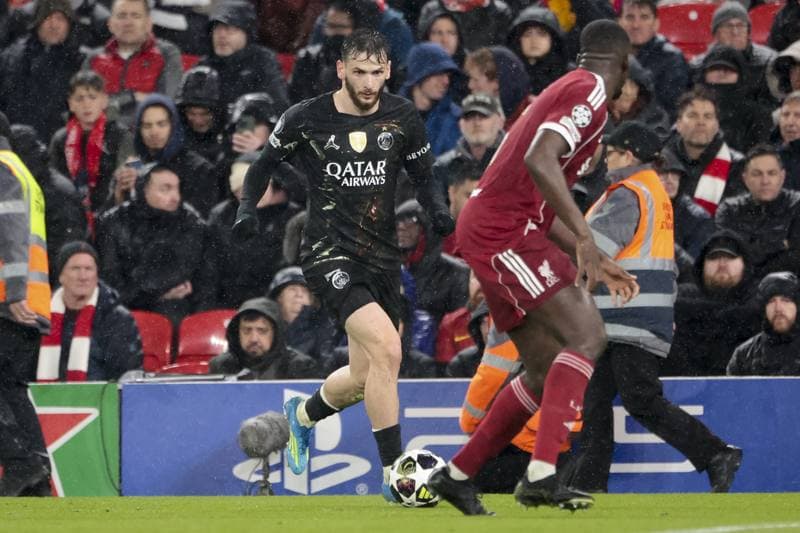 Football. UEFA Champions League. Liverpool - Paris Saint-Germain. 14.04.2026