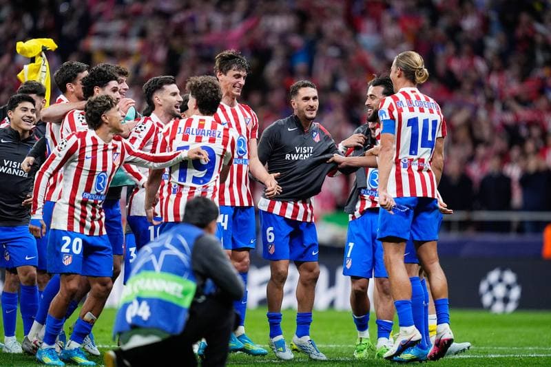 Football. UEFA Champions League. Atletico Madrid - FC Barcelona. 14.04.2026