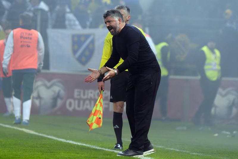 Football. FIFA World Cup Qualifiers. Bosnia and Herzegovina - Italy. 31.03.2026