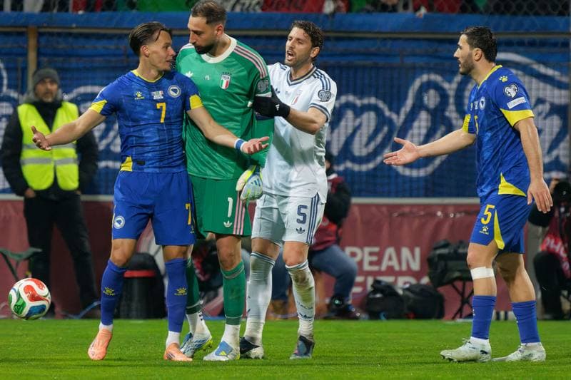 Football. FIFA World Cup Qualifiers. Bosnia and Herzegovina - Italy. 31.03.2026