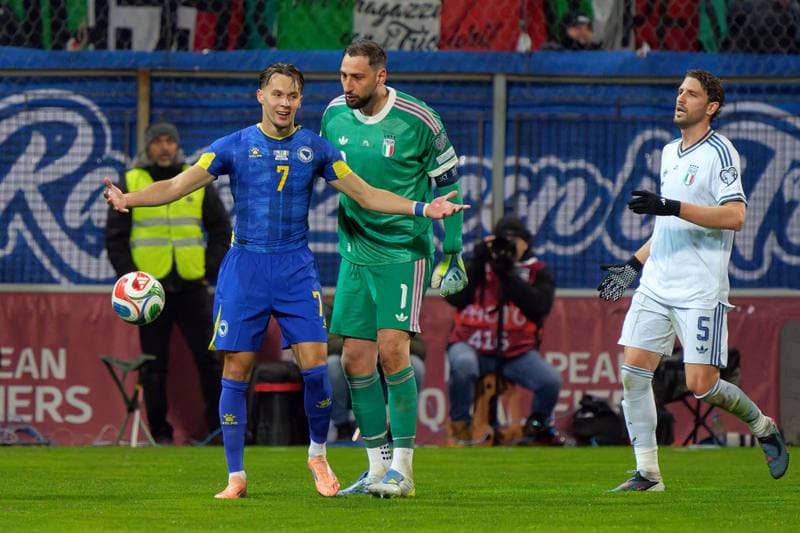 Football. FIFA World Cup Qualifiers. Bosnia and Herzegovina - Italy. 31.03.2026