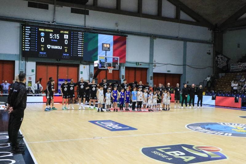 Basketball. Italian Basketball Serie A. Vanoli Basket Cremona - APU Old Wild West Udine. 04.04.2026