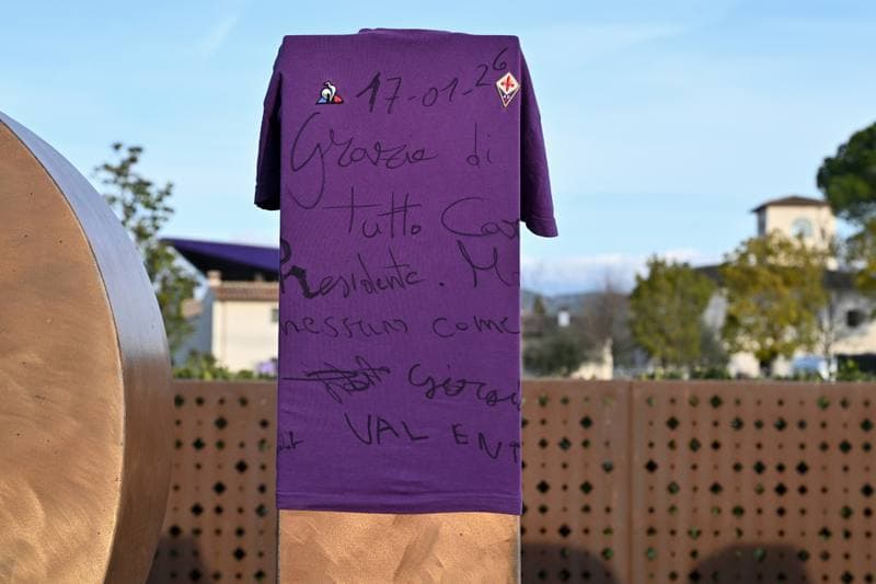 Football. ACF Fiorentina. Tribute. 17.01.2026
