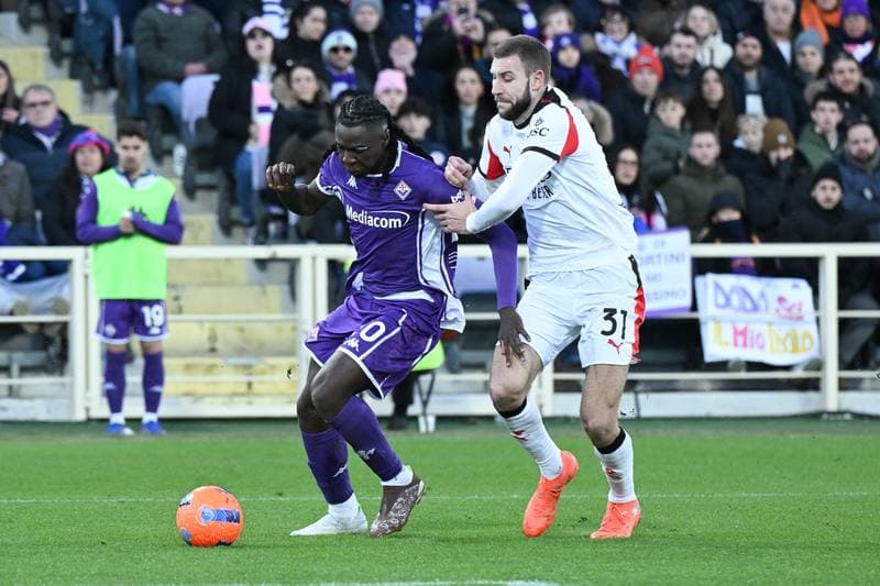 Football. Serie A. ACF Fiorentina - AC Milan. 11.01.2026