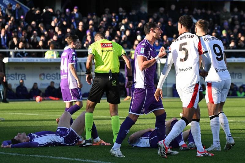 Football. Serie A. ACF Fiorentina - AC Milan. 11.01.2026