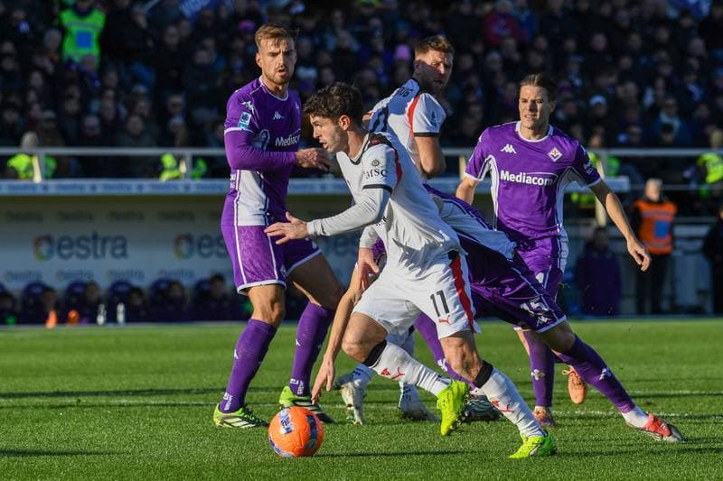 Football. Serie A. ACF Fiorentina - AC Milan. 11.01.2026