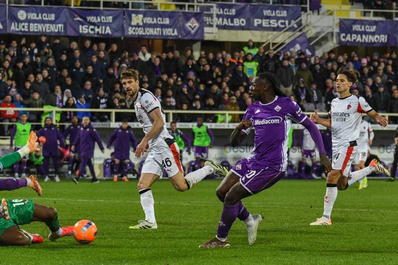 Football. Serie A. ACF Fiorentina - AC Milan. 11.01.2026