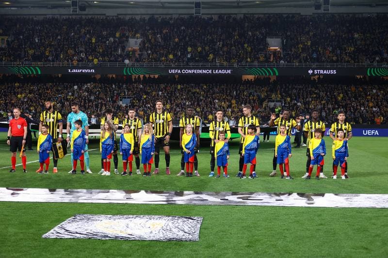 Football. UEFA Europa Conference League. AEK Athens - Rayo Vallecano. 16.04.2026