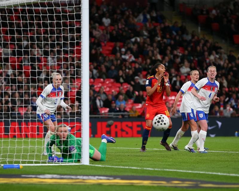 Football. 2027 FIFA Womens World Cup Qualifier. England - Spain. 14.04.2026