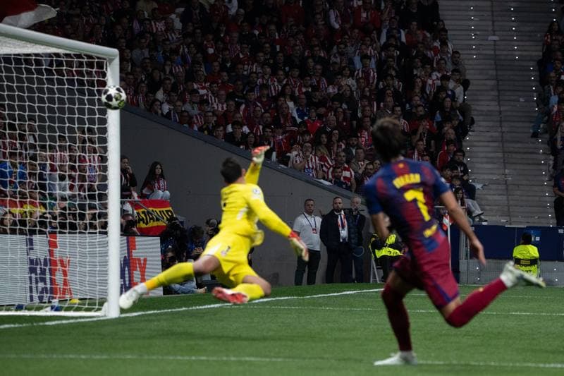 Football. UEFA Champions League. Atletico Madrid - FC Barcelona. 14.04.2026